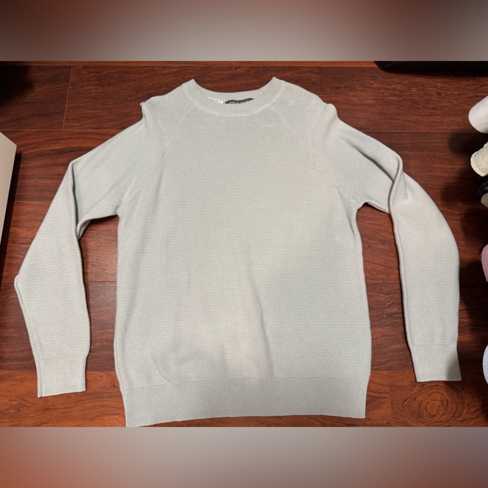 Men's Gray Sweater 100% cotton